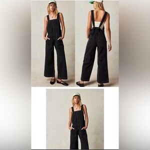 We The Free Fields of Flowers Denim Overalls